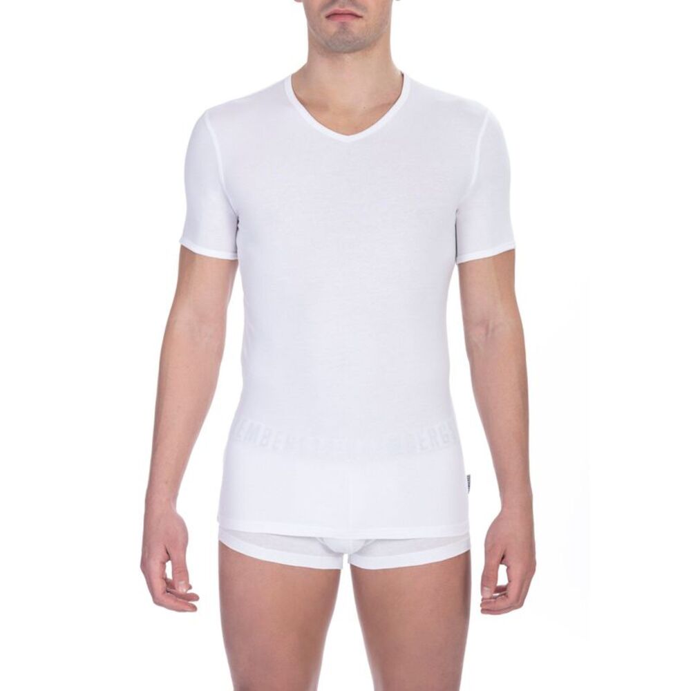 Bikkembergs White Cotton Men's Men's T-Shirt